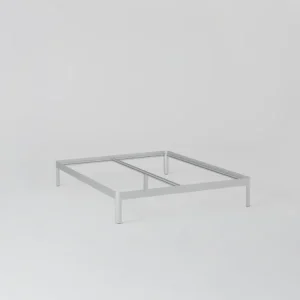 ReFramed Bed Frame with Slats, aluminium